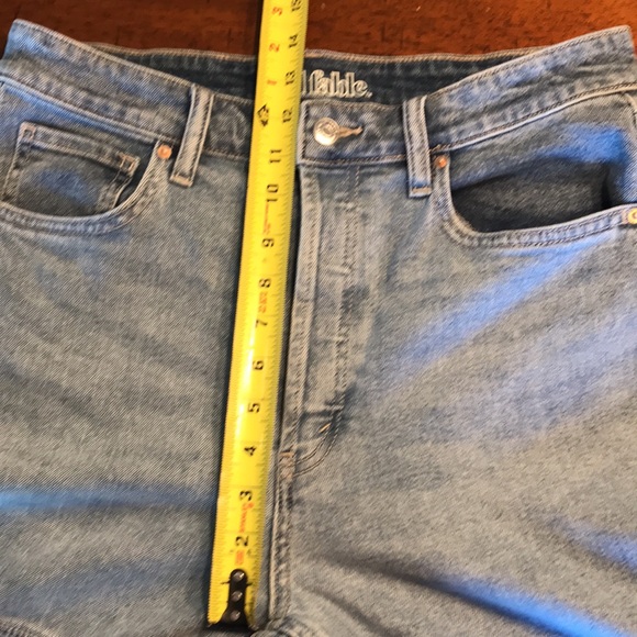 Wild Fable High Rise Straight Button Up Raw Hem Jeans - Picture 13 of 14